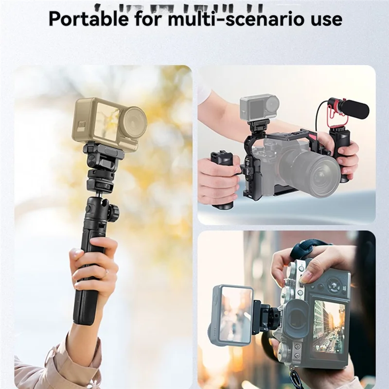 【A69Z】For DJI Osmo Action 5 Pro/4/3 Magnetic Quick Release Mount Adapter 160° Tilt Action Camera Mounting Solution