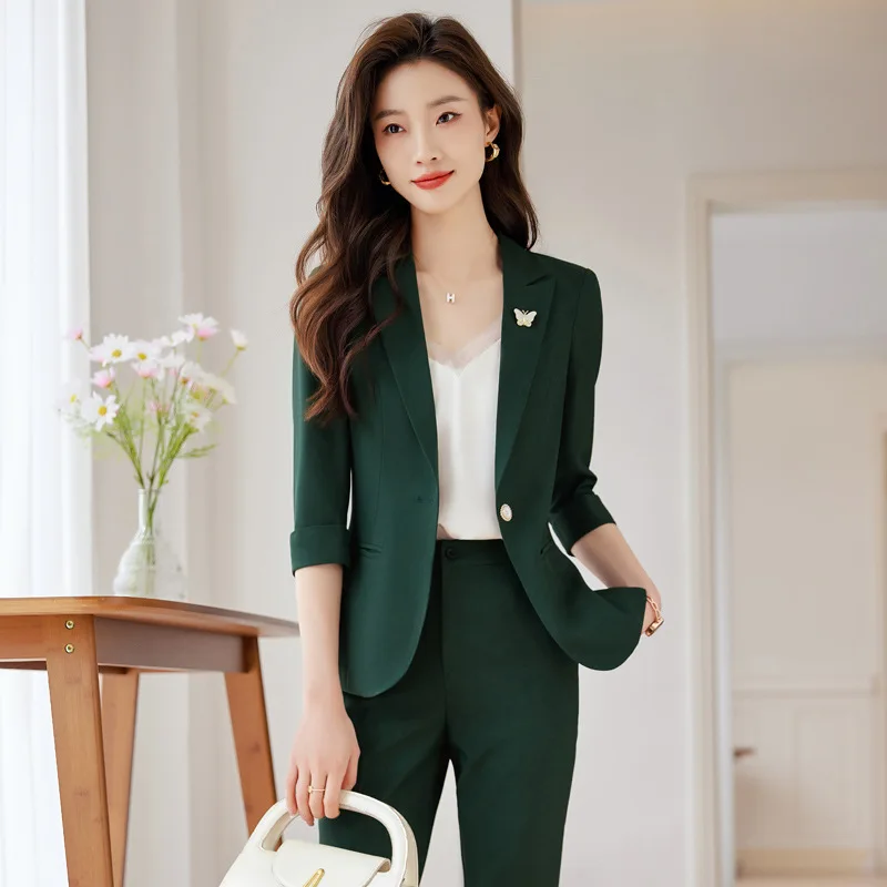 Piccolo Blazer donna primavera 2023 nuova versione coreana temperamento professionale dea Fan vestito occidentale alla moda