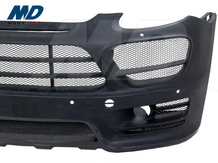 HM Style Half Carbon Fiber Narrow Front Bumper for 2010-2014 Porsche Cayenne 958