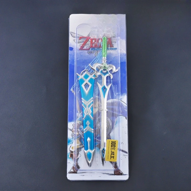New 21cm Tears of The Kingdom Sword of Zora Anime Model Alloy Crafts Game Peripherals Collection Festival Gifts Toys Kids