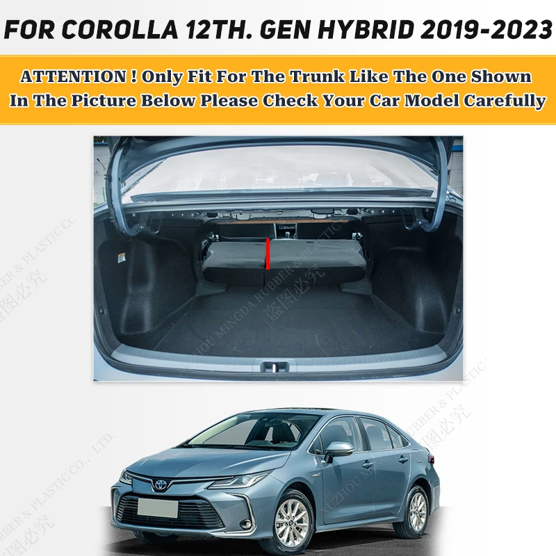 Car Trunk Mat For Toyota Corolla Hybrid 2019 2020 2021 2022 2023 Custom Car Accessories Auto Interior Decoration