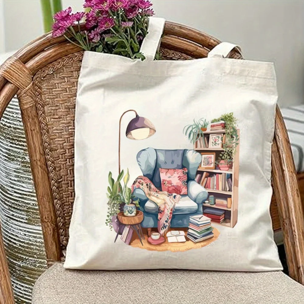The Multicolored Appearance Is a Normal Manufacturing Phenomenon, Not a Defect. Aesthetics Bookstore Tote Bag, Designed for a Ne