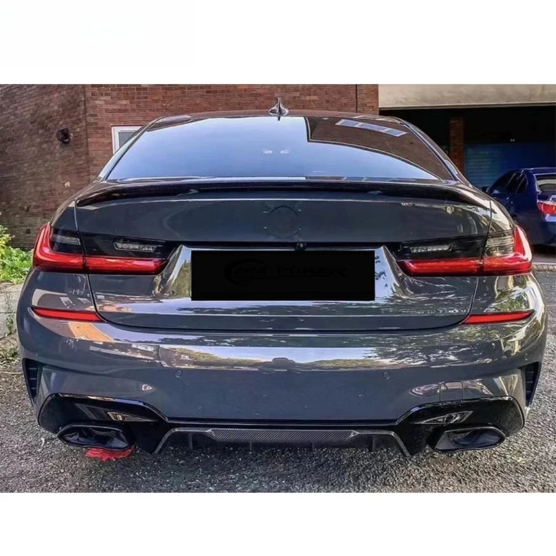 

Sturdy 3 Series G20 Rear Bumper Diffuser Lip Sp Car Back Lower Lip Protector End Pipe Exhaust Muffler Tail Tips Luxury for 340