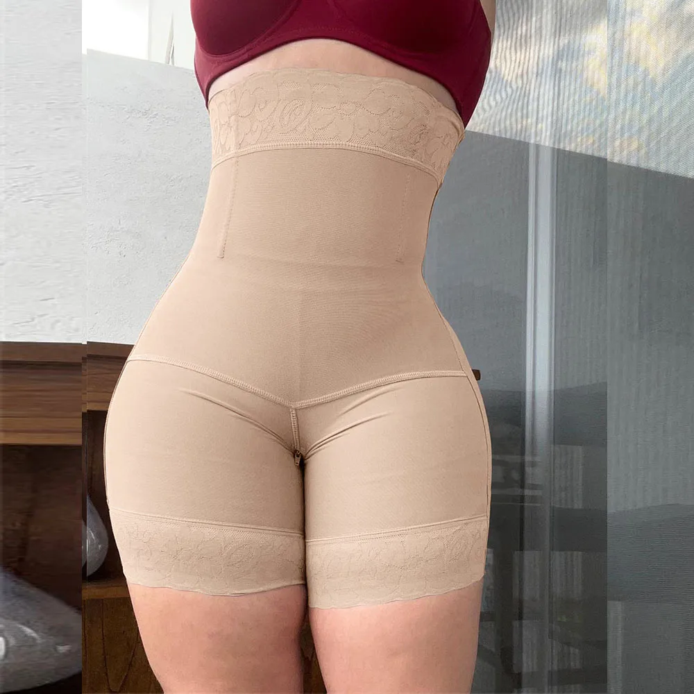 Fajas Colombianas Shapewear Women Tummy Control Butt Lifter Body Shaper High Compression Reducing and Shaping Girdles