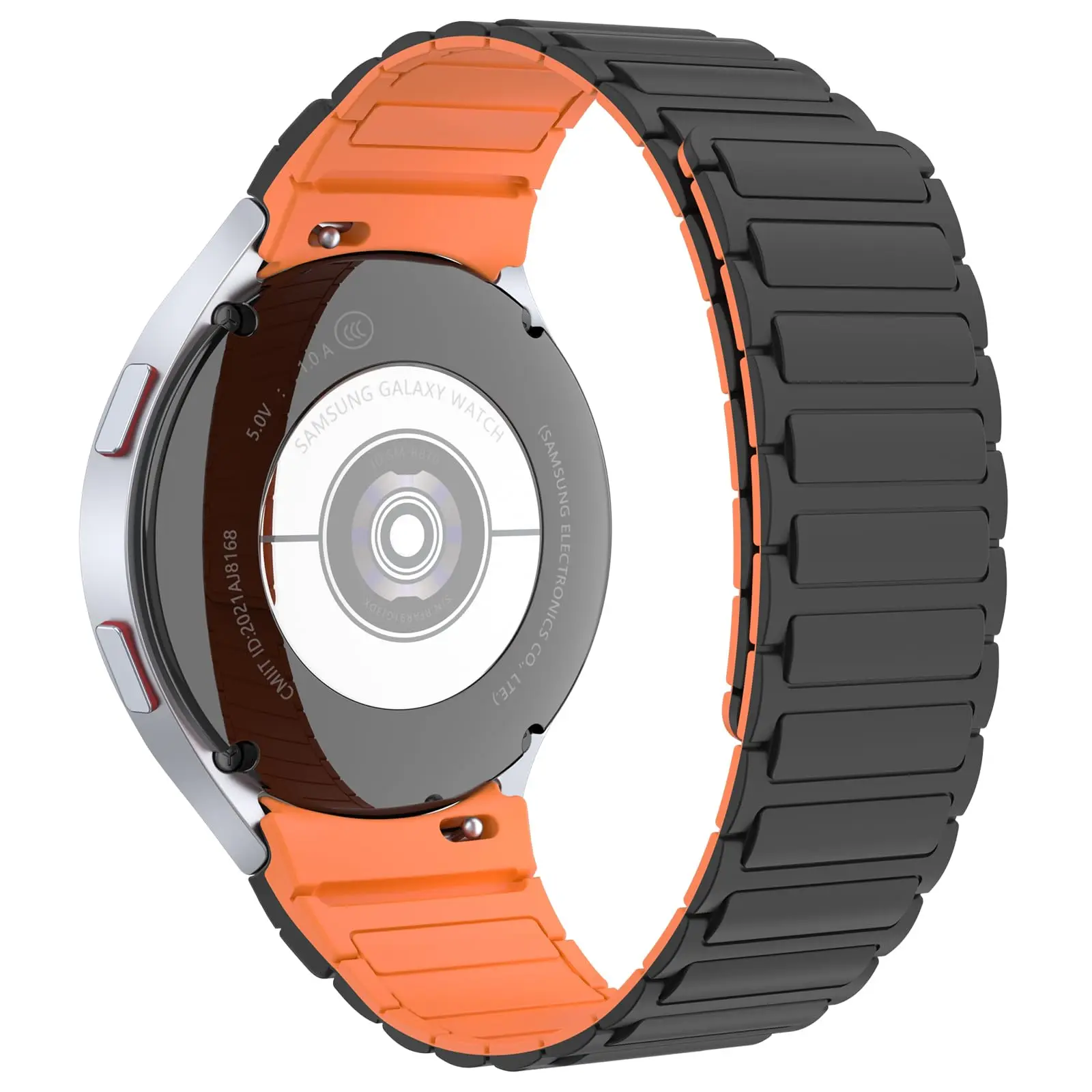 Keine Lücken Band für Samsung Galaxy Uhr 6 5 4 40mm 44mm magnetisches Silikon Armband Galaxie Uhr 6 4 Chassic 5 Pro 46mm 47mm Armband