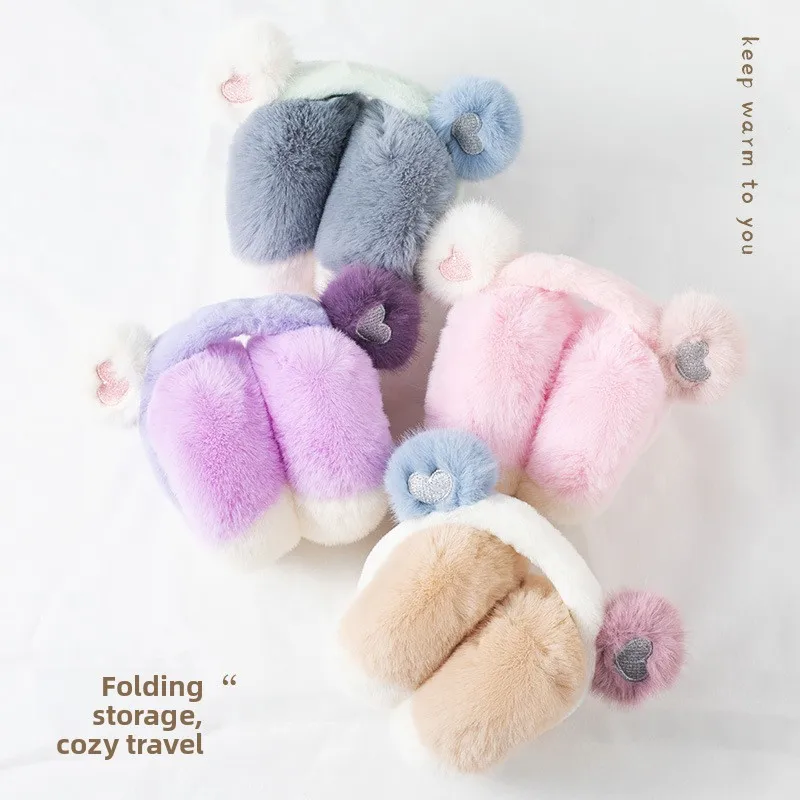 2025 New Style Women's Warm Earmuffs for Winter - Cute Ear-Shaped, Plush, Stylish, Cold-Proof Ear Coverings