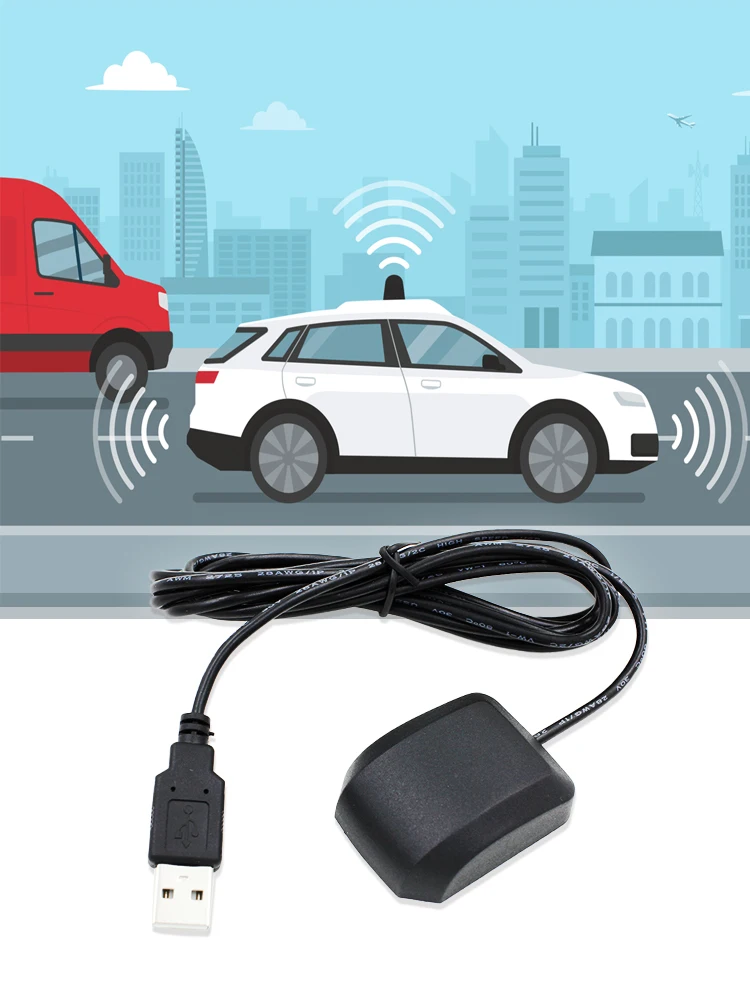 Odbiornik GPS Moduł GPS z anteną Interfejs USB G Mysz VK-162 — zdjęcie 2