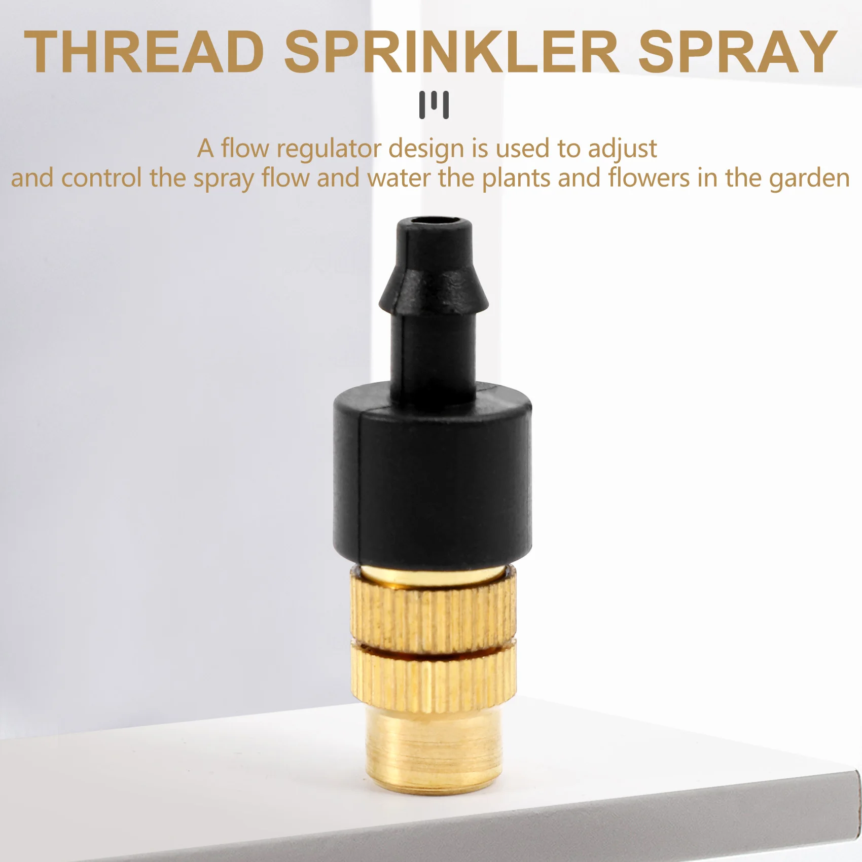 10 pcs Adjustable Misting Nozzle for Gardening Sprinkle Brass Watering Sprinkler Sprayer For Irrigation System