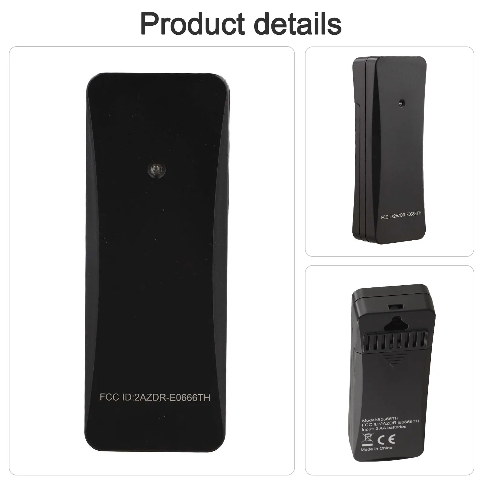 

Flexible Wall Mounted Sensor Wireless Weather Station Additional Channel Access Battery Operation Compact Sensor Data Collection