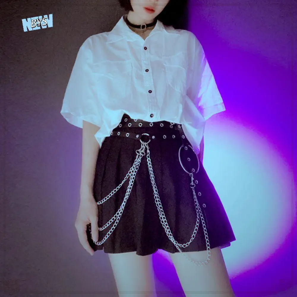 

Adjustable Multi-layer Women Waist Belt JK Punk PU Leather Belt Shoulder Strap Korean Style Dress Waist Chain Girls