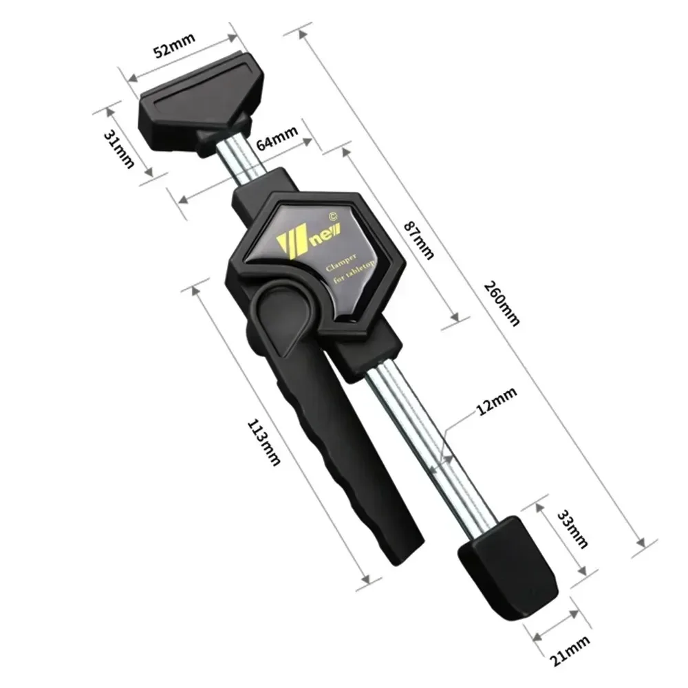 Imagem -05 - Workbench Dog Hole Clamp Quick Acting Clip Fixo Rápido Fixação para a Plaina de Mão Mantenha Pressionada Ferramentas