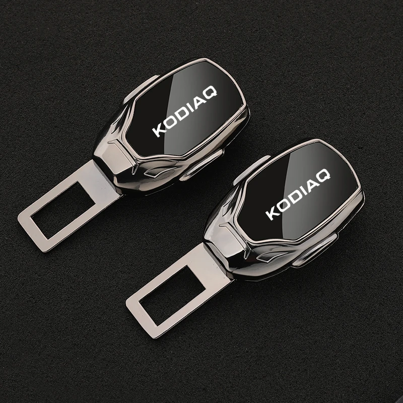Car Seat Belt Metal Jewelry Seat Belt Accessory Extender for Skoda KODIAQ Accessories