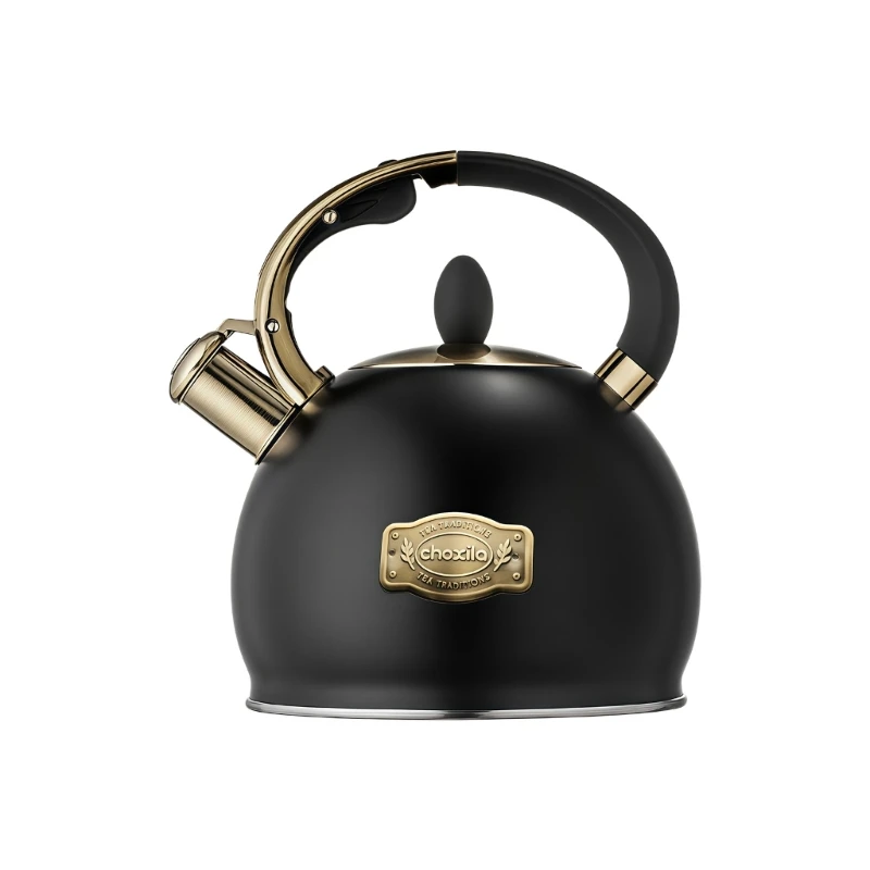 Rustproof Stainless Steel Tea Kettle With Quick Heat Technology Large Teakettle D0LD