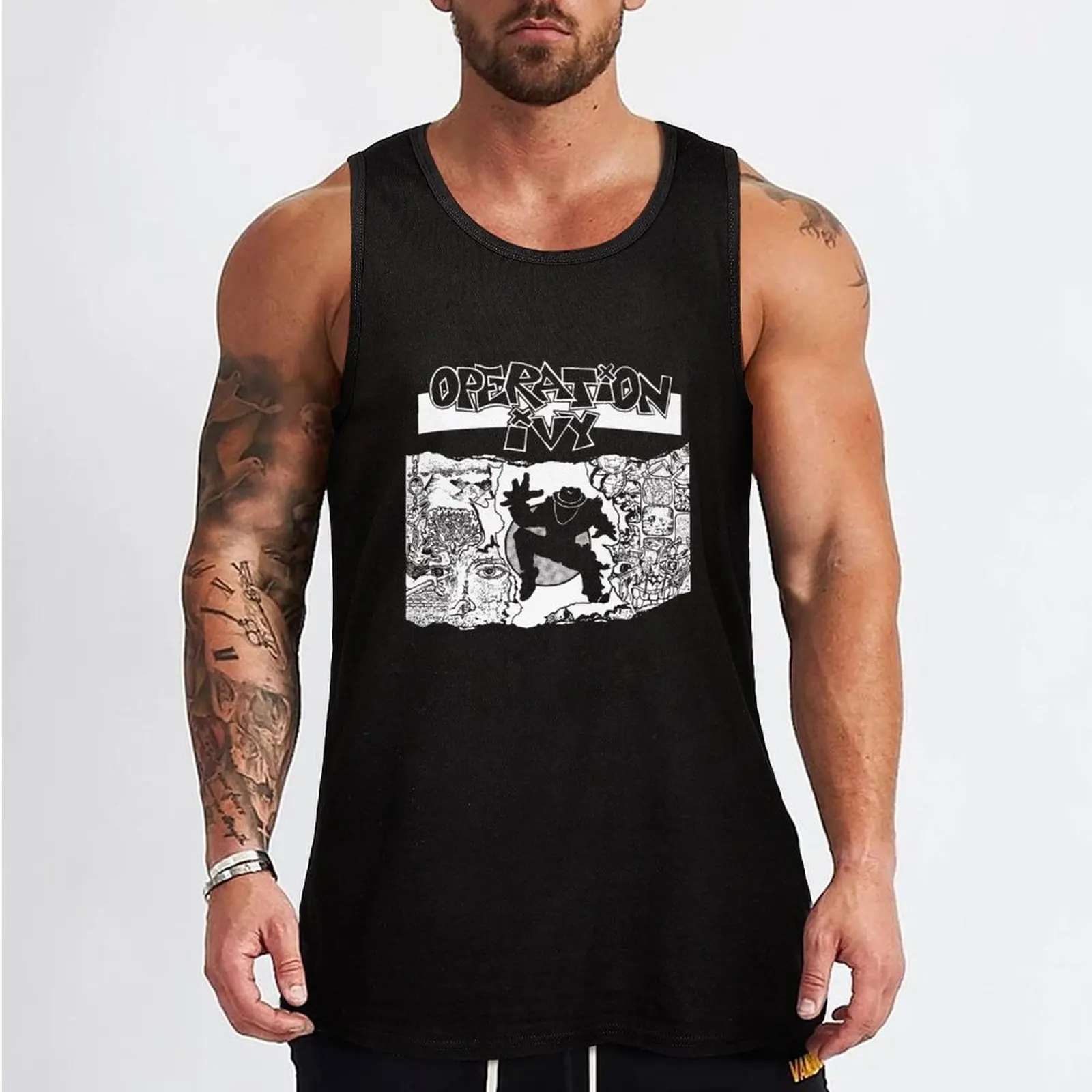 Operation Ivy Album Ts Tank Top plain t-shirt Men's gym t-shirts