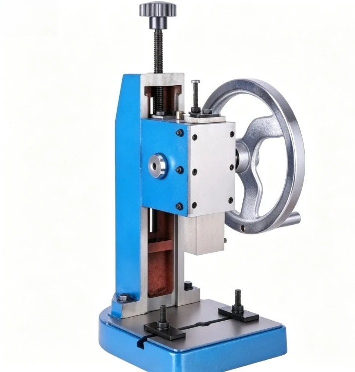 JA-2-1.5T Manual Arbor Press Benchtop Rotary Punch Machine Adjustable Stroke Precision Metal Leather Hole Stamping Tool