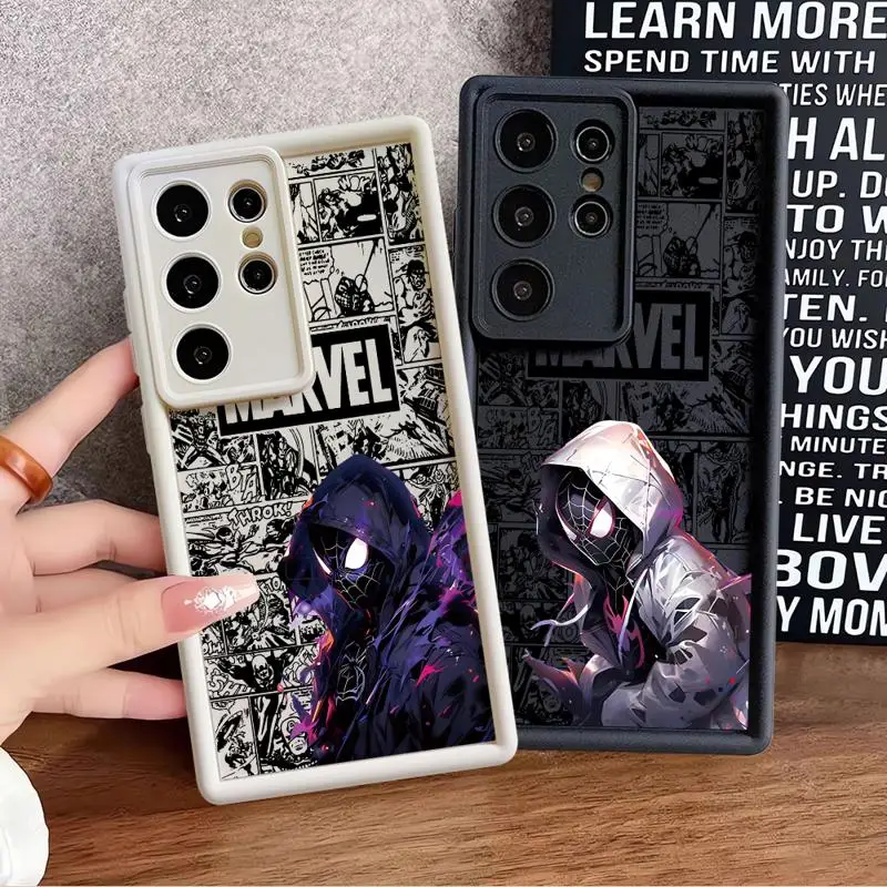 Phone case for Samsung Galaxy S24 S22 S21 Ultra A13 cases S20 FE S23 S24plus S21fe 12C fundas Cover Spider-Man Across The Verse