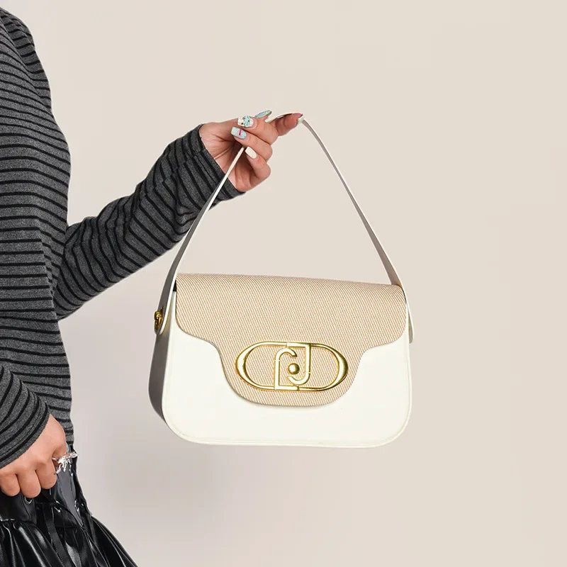

2025 New Fashion Versatile Women's Shoulder Bag - Korean Trend, Crossbody, Textured Small Square & Underarm Bag