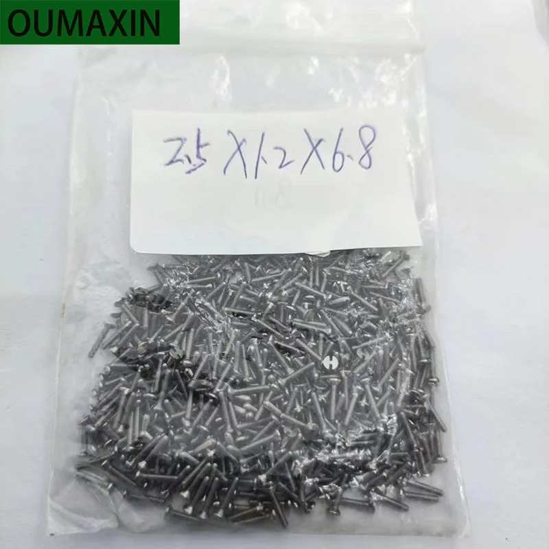 Watch accessories, watch screws, suitable for hublot watch strap, front cover, buckle, screw watch accessories