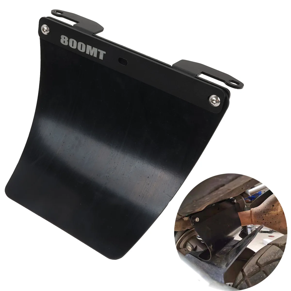 Applicable to the modification of the mid-section mudguards and water deflectors for the Fengchun 800MT model.