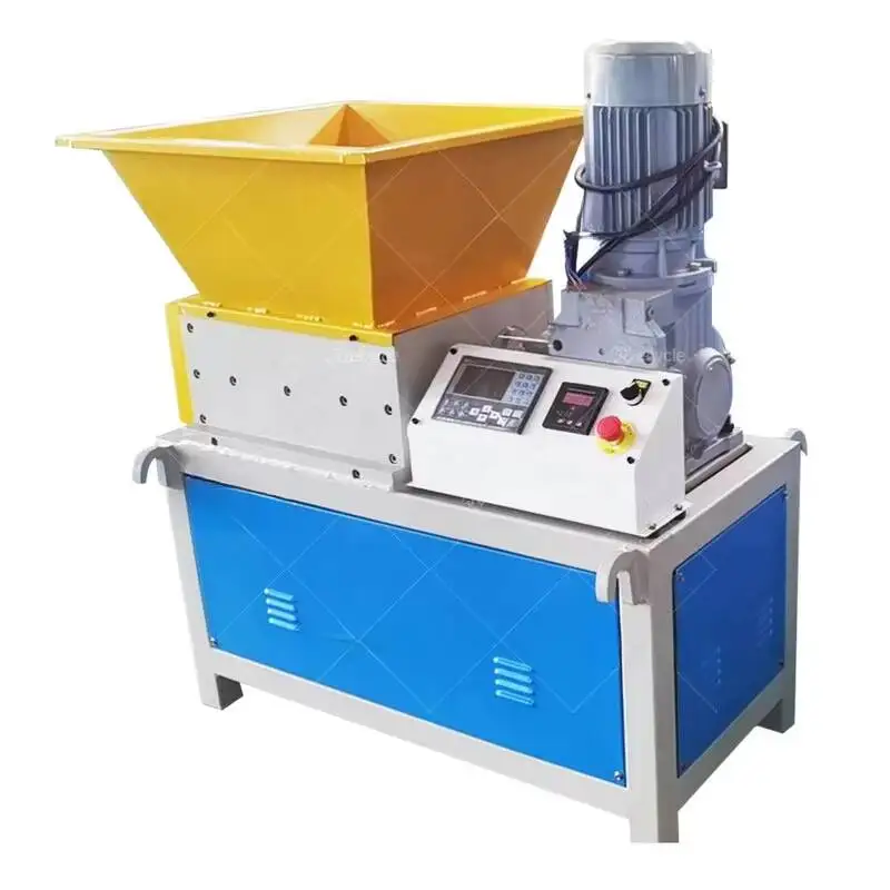 Super Strong Mini Aluminum Can Double Shaft Industrial Metal Crusher Price