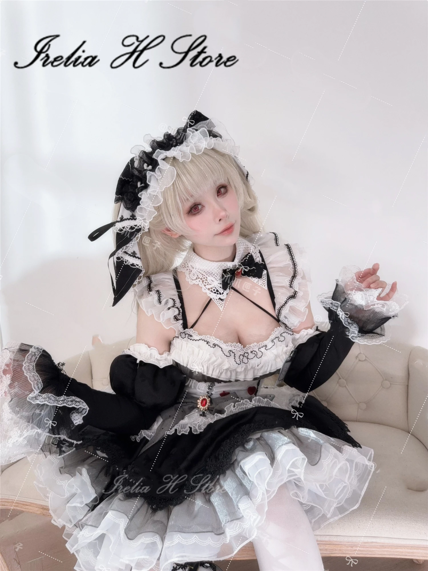 

Irelia H Store Formidable from Azur Lane Formidable Cosplay Costume Women Sexy Maid Dress Sleep dress Halloween Costumes Can Cus