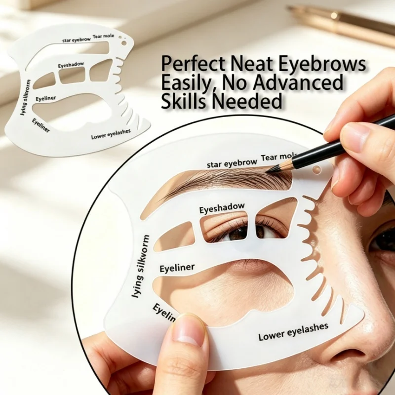 Lazy Eye Makeup Stencils Quick Eyebrow Eyeliner Makeup Helper Eyeliner Stencil Templates Eyes Shaping Eye Shadow Makeup Tools