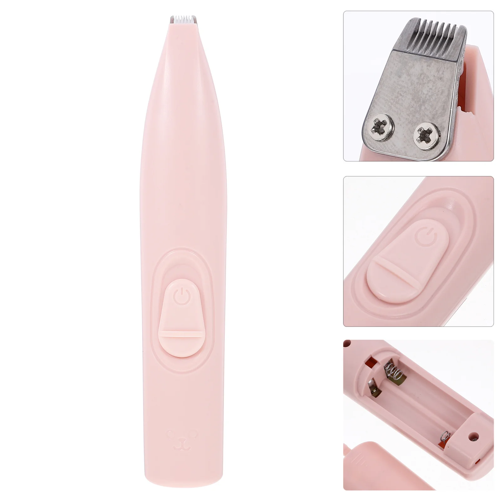

Pet Hair Trimmer Dog Grooming Clippers Low Noise High Efficiency Durable ABS Material Easy Operation for Face Eye Paw Grooming