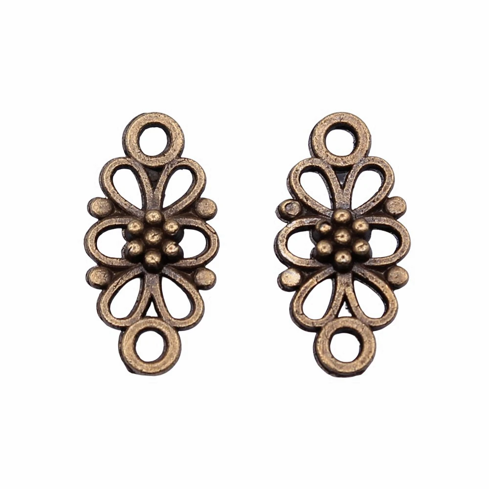 20pcs/lot Flower Connector Charms For Jewelry Making Materials