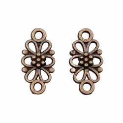 20pcs/lot Flower Connector Charms For Jewelry Making Materials