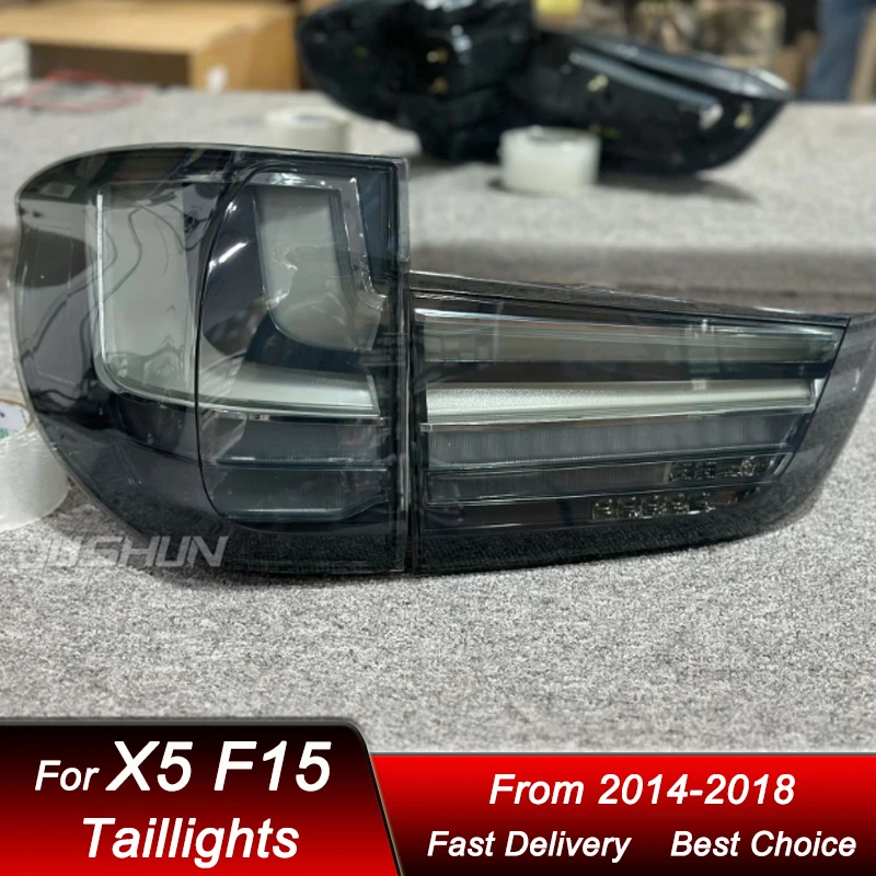 Hot Car styling Tail Lights For BMW X5 F15 14-18 Upgrade new style LED Tail Lamp Dynamic Turn Signal Light Tail Lamp Assembly