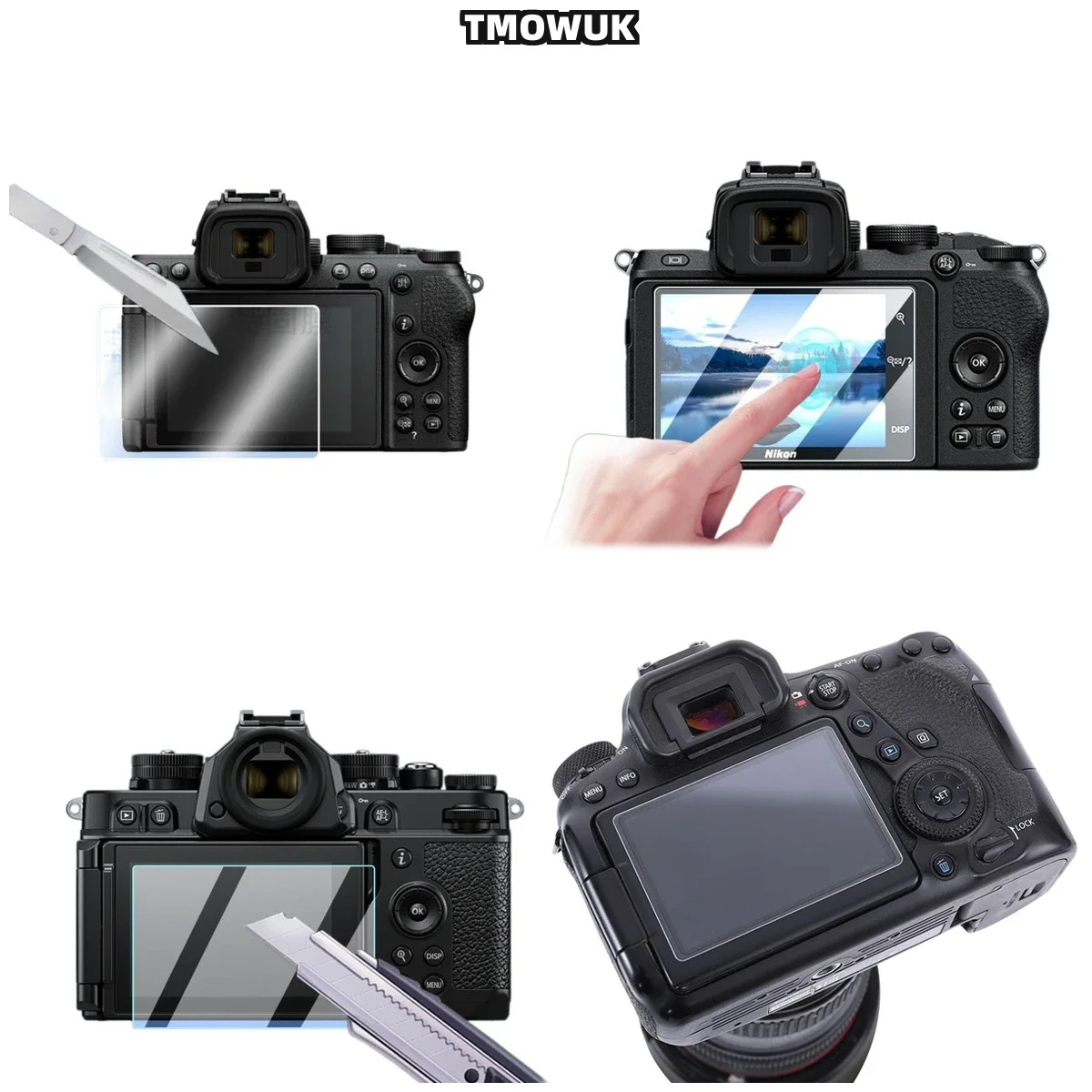 For Nikon Z50, Impact Resistant Screen Protector, 9H Hardness Level