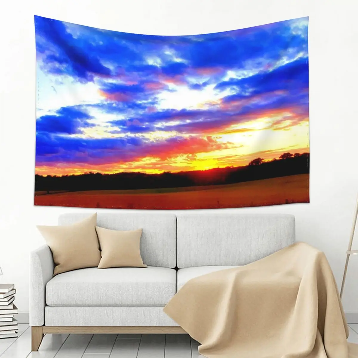 

Wisconsin Sunset Tapestry Home Decoration