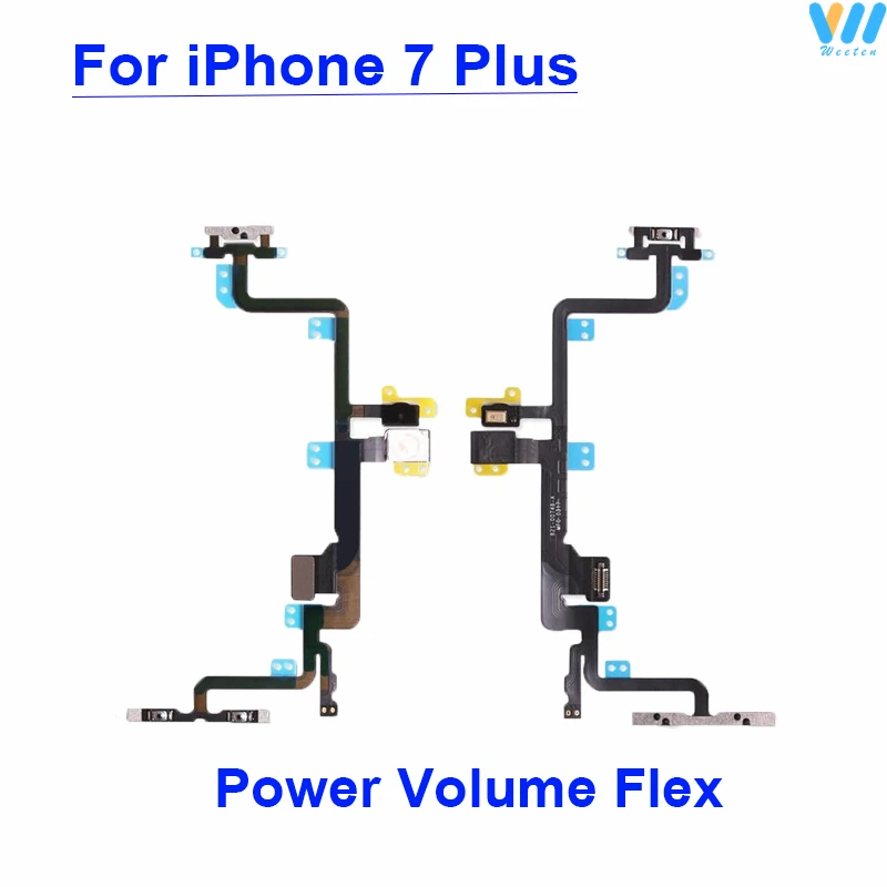 Power Volume Flex Cable For iPhone 7 7Plus 8 8Plus /SE 2020 2022 ON OFF Power Volume Switch Side Key Flex Cable Repair Parts New