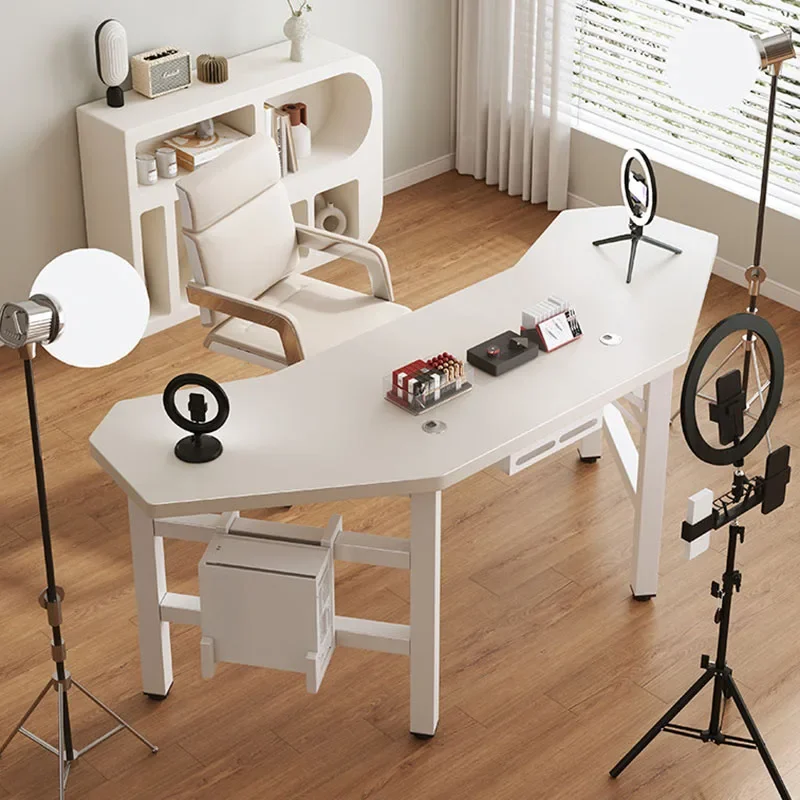 XX Modern Display Office Desk Design Long Aesthetic Organizers White Office Desk Bedroom Gaming Mesa Ordenador Unique Furniture