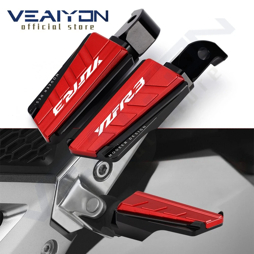 

For YZF-R3 YZF R3 YZFR3 2015 - 2019 2020 2021 2022 2023 Motorcycle Accessories Rider Footrest Pedal Foot Pegs Foot Pegs Pedals