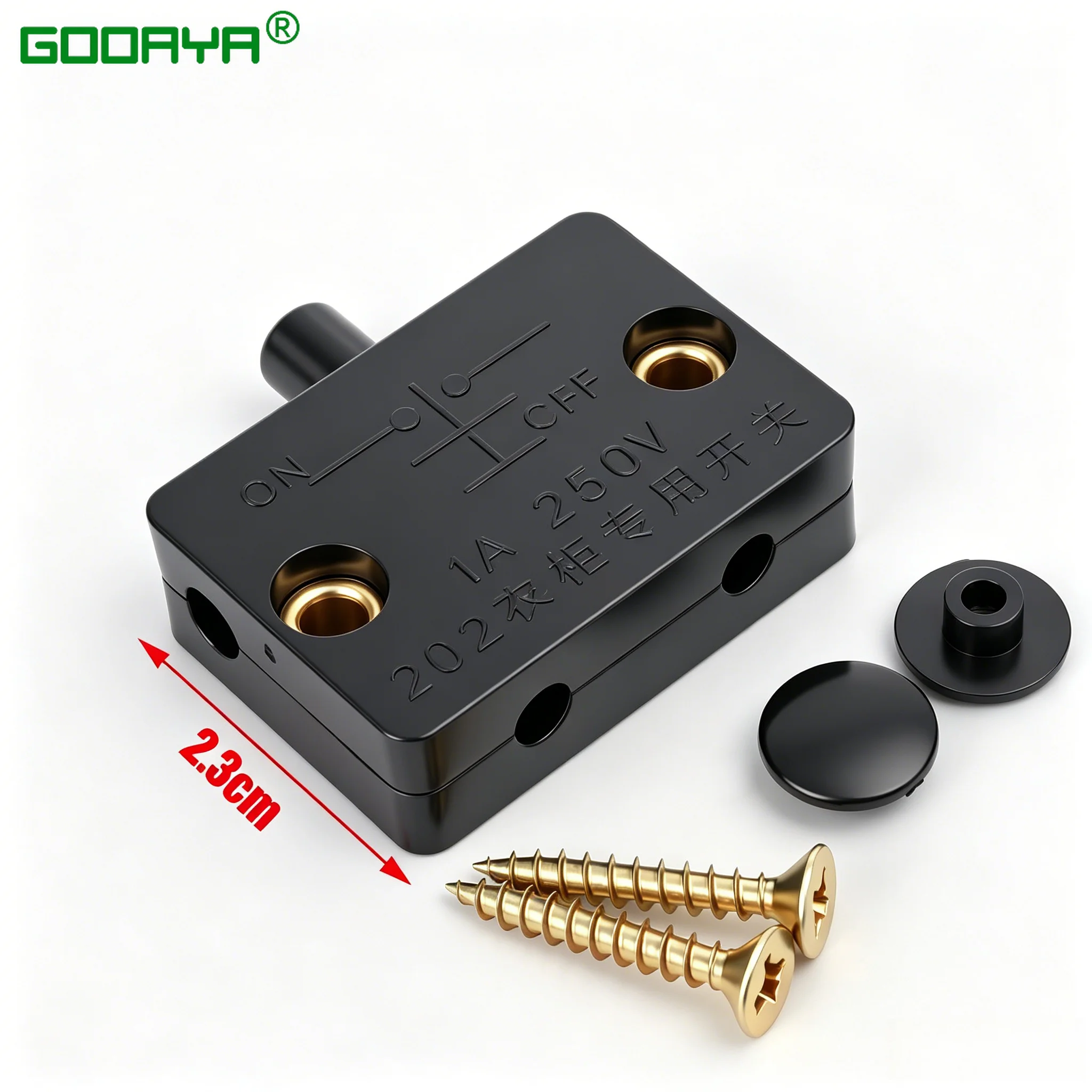 Automatic Reset Switch Closet Cabinet Light Switch Wardrobe Household Cabinet Door Control Switch Wardrobe Light Switch