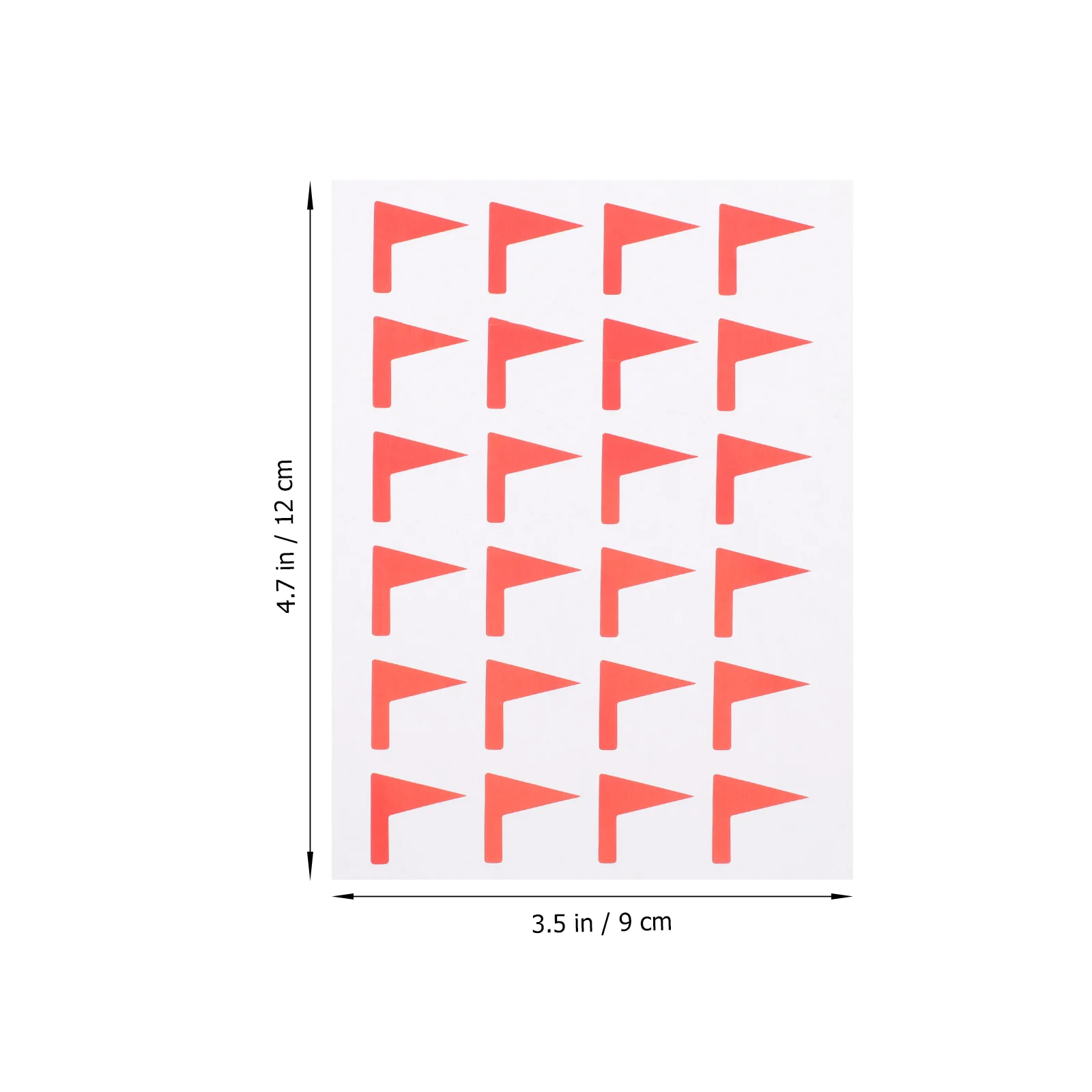 1pcs Label Sticker Self-Adhesive Marking Labels For Home Office Organization Flag Stickers Classification Decals File Folder