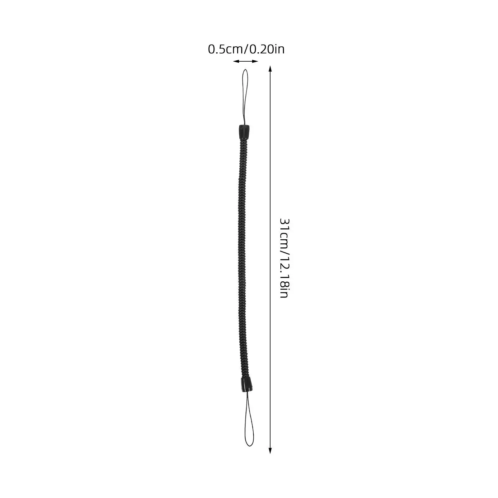 8Pcs Anti-Lost Stylus Lanyard Retractable Spring Strap for Touchscreen Pen Elastic Pen Cord for Tablet Note Taking