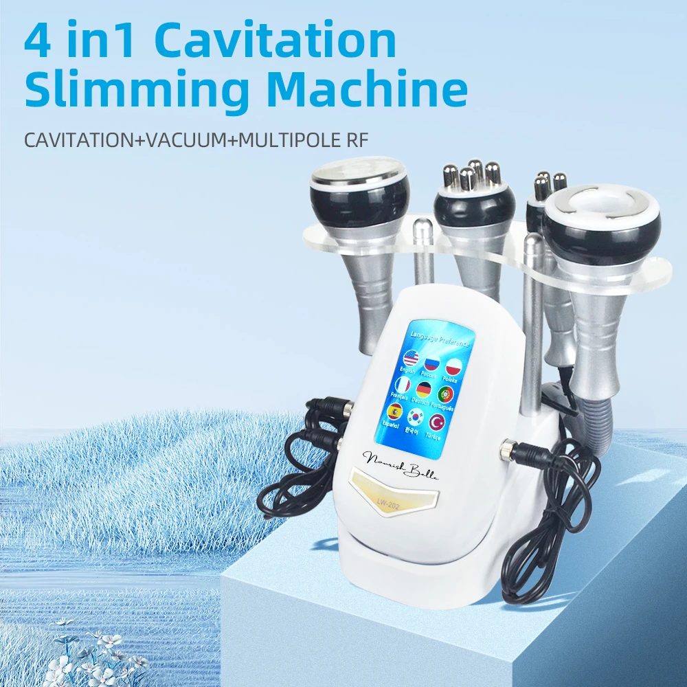 Image of Sentidos 4 in 1 KIM 8 Schönheitsgerät Laser-Lipo-Schlankheitsgerät Kavitation 40K Ultraschall-Liposuktionsgerät zur Körperformung, Hautstraffung und Anti-Falten-Behandlung