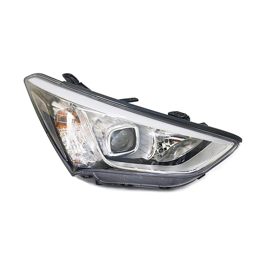 For Hyundai Santa Fe Santafe IX45 2013 2014 2015 Front Bumper Head Light Headlamp Driving Headlight Turn Signal Light