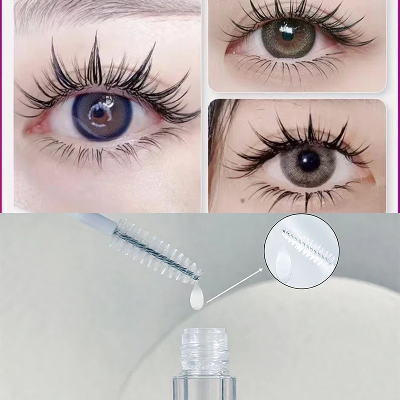 10ml płyn do utrwalania przedłużanych rzęs, maskara utrwalająca, długotrwała i odporna na rozmazywanie, przezroczysta maskara do przedłużania rzęs.