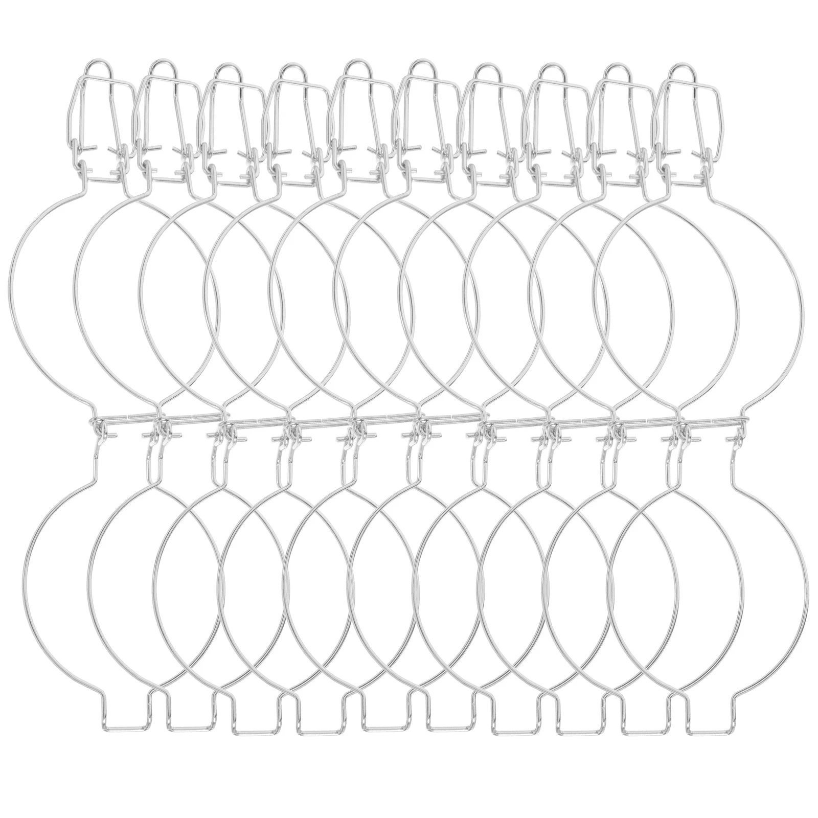 

10pcs Sealing Can Buckle Stainless Steel Wire Clamp Glass Jar Accessories Kitchen Storage Canning Portable Easy Use