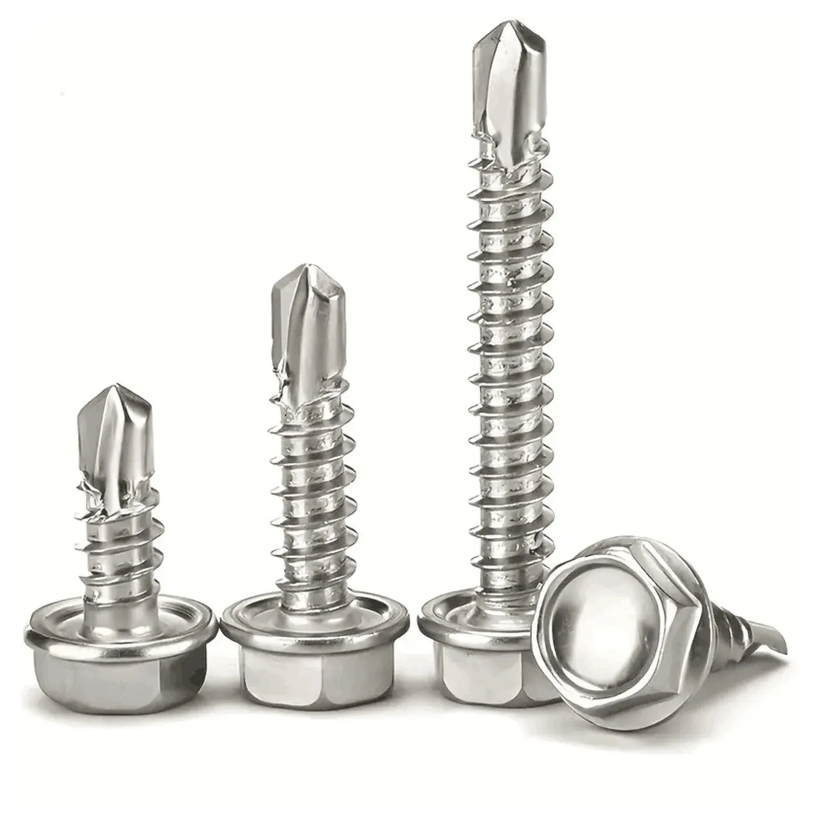 # 8 تعديل الجمالون رئيس الصفائح المعدنية مسامير مجموعة متنوعة 410 الفولاذ المقاوم للصدأ مسامير الحفر ذاتية التنصت للمعادن البلاستيك الخشب