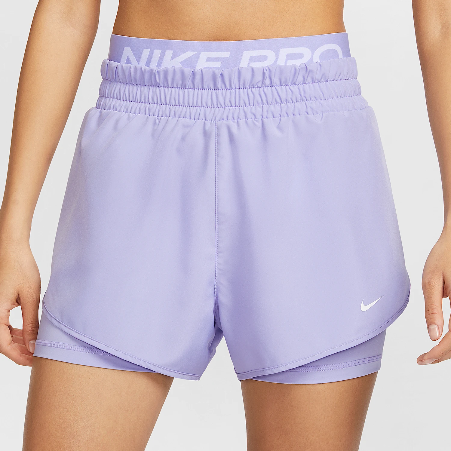 Nike genuine Pro Dri-FIT Women's Training 2-in-1 Sports Shorts HJ1205-533 view 2