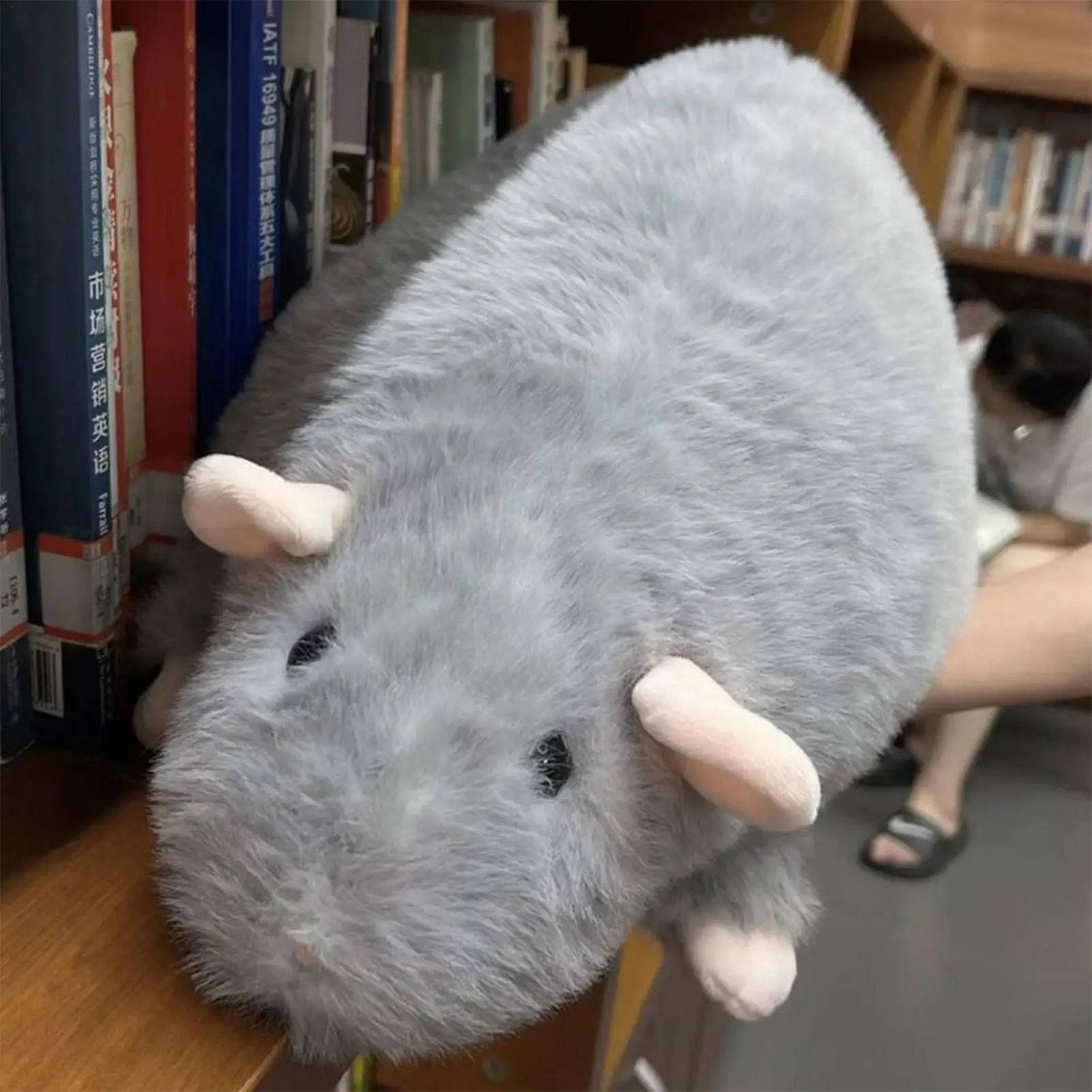 Kawaiis animal brinquedo de pelúcia macio realista ratos companheiro boneca crianças brinquedos aniversário presente natal para meninos meninas