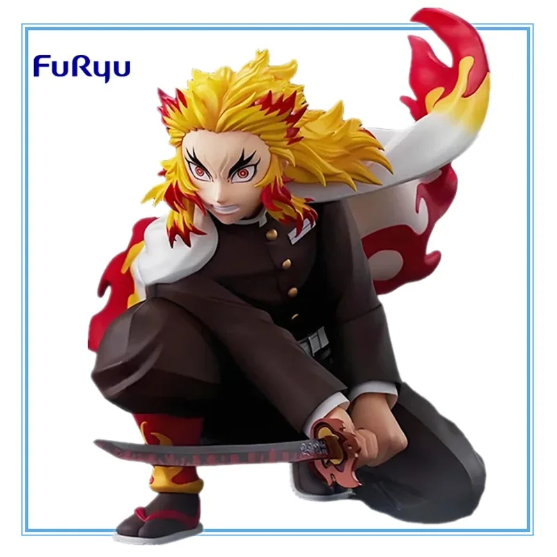 

In Stock Original FuRyu Demon Slayer: Kimetsu No Yaiba Rengoku Kyoujurou Anime Character Model Collection Toys Festival Gifts