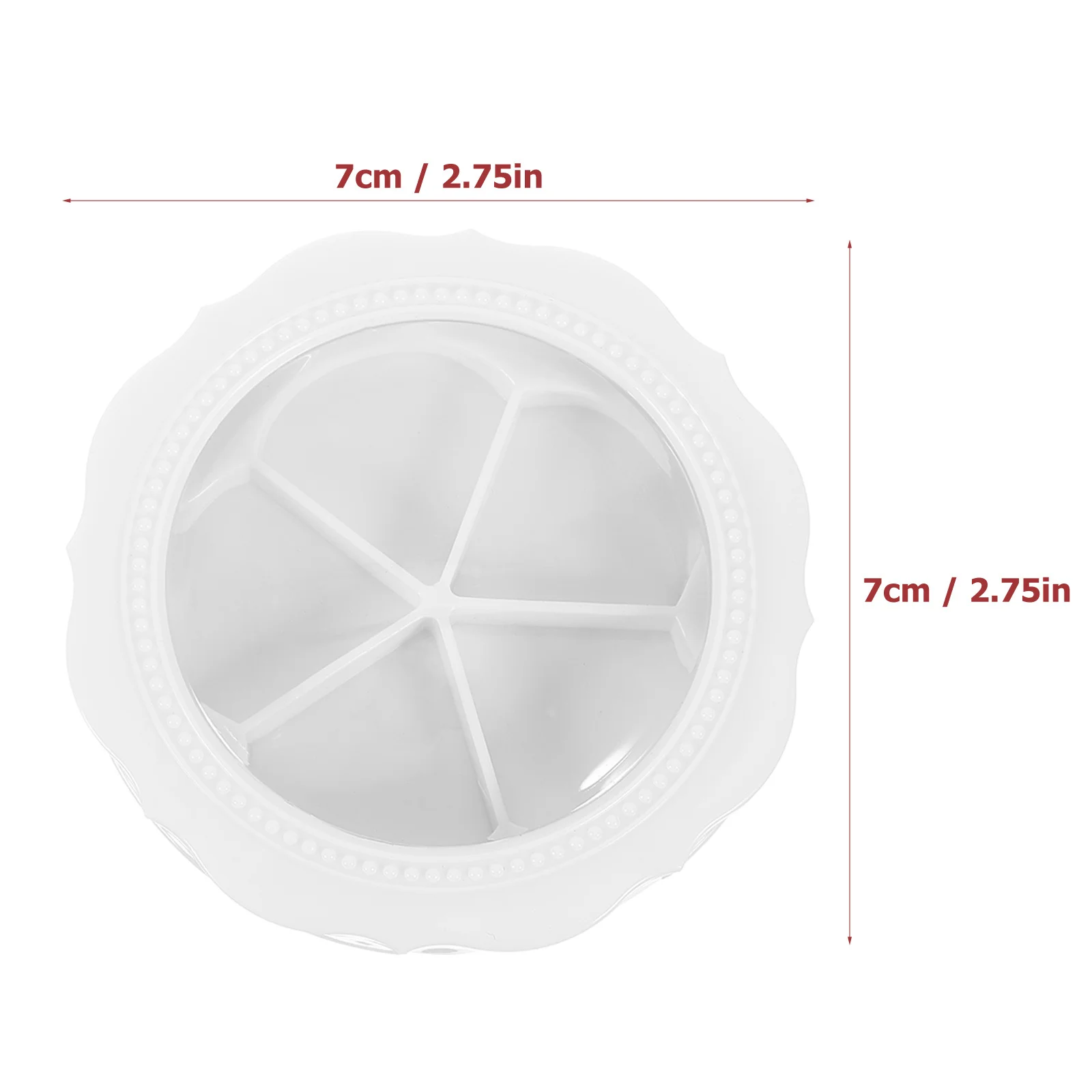 2 conjuntos de estojo de sombra com 5 grades para maquiagem diy, armazenamento portátil, recipientes de viagem, caixa de blush, caixa de sombra, recipientes de viagem