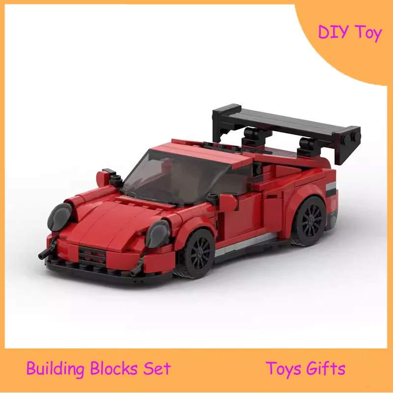 

MOC Роскошный спортивный автомобиль, строительный блок, игрушечная модель, креативные строительные блоки, игровой набор, классическая сборная модель, подарки на день рождения