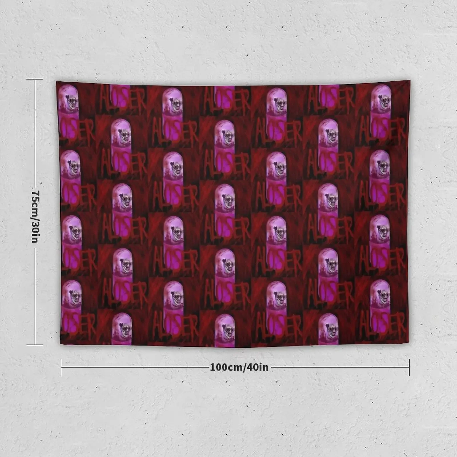 TERRIFIER ALOSER COLLAB Tapestry Cute Decor Decor For Room Aesthetic Home Decor Art Mural Tapestry