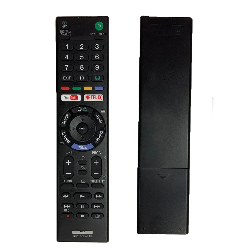 New Universal RMT-TX300E Remote Control for Sony YouTube Netflix KD-65XE7096 KD-70X6700E KDL-32WE613 Bravia LED HDTV TV